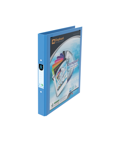 แฟ้ม 2 ห่วง Elephant 1 นิ้ว No.221VB A4 สีฟ้าบลูสกายวิว