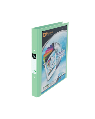 แฟ้ม 2 ห่วง Elephant 1 นิ้ว No.221VB A4 สีอความารีนวิวบา