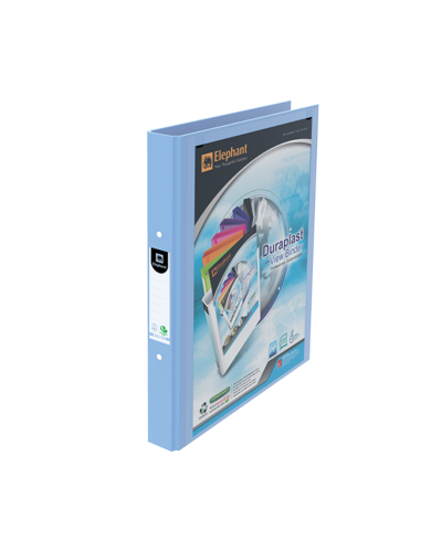 แฟ้ม 2 ห่วง Elephant 1 นิ้ว No.221VB A4 สีเบบี้ บลูวิวบา