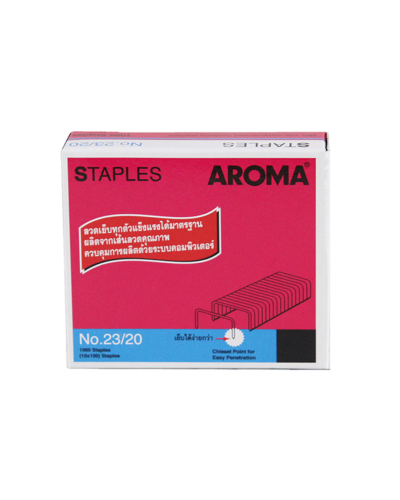 ลวดเย็บกระดาษ Aroma No.23/20