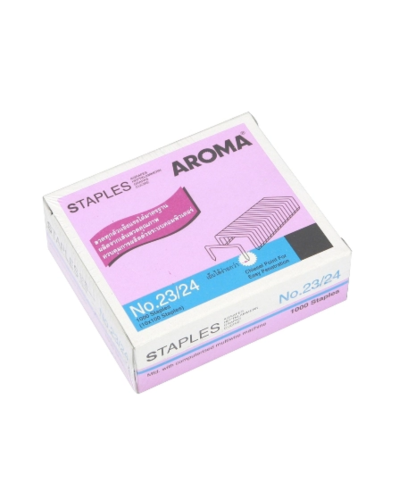 ลวดเย็บกระดาษ Aroma No.23/24