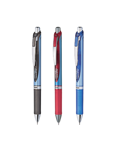 ปากกาเจลหัวเข็ม Pentel Energel BLN75-B 0.5 สีแดง