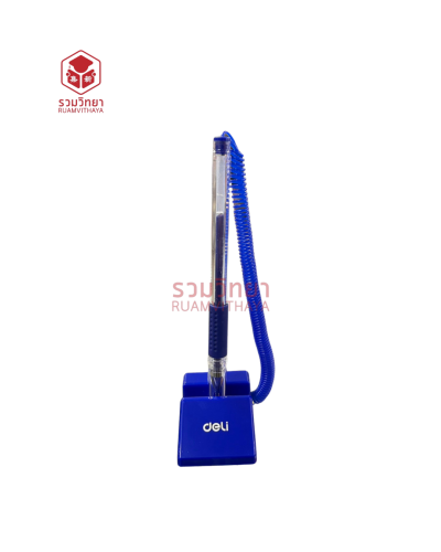 ปากกาเจลตั้งโต๊ะ Deli No.6791 0.5 สีน้ำเงิน