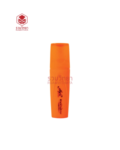ปากกาเน้นข้อความ Elfen Shiny สีส้ม