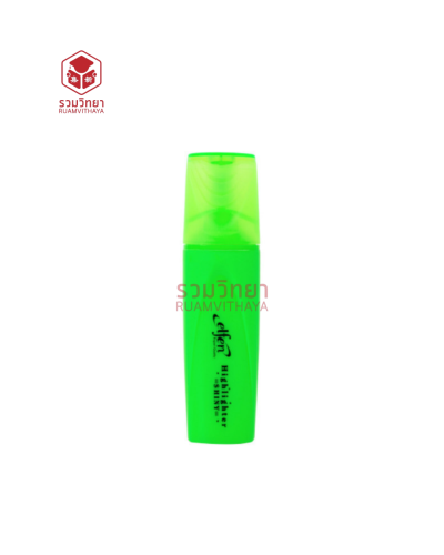 ปากกาเน้นข้อความ Elfen Shiny สีเขียว [1กล่องx12ด้าม]