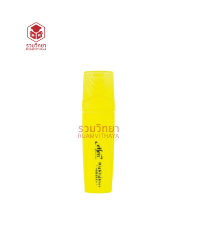 ปากกาเน้นข้อความ Elfen Shiny สีเหลือง [1กล่องx12ด้าม]