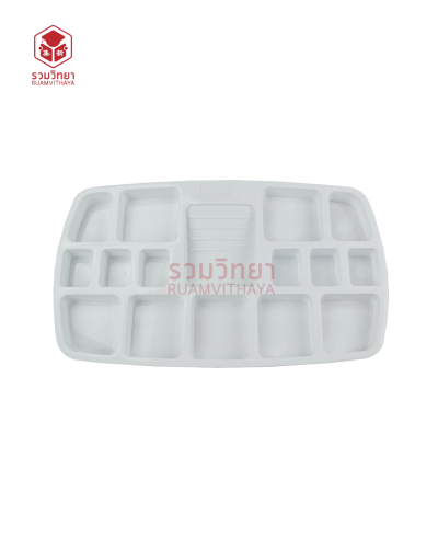 จานสี My Paints No.MP-4 สี่เหลี่ยม สีขาวทึบ