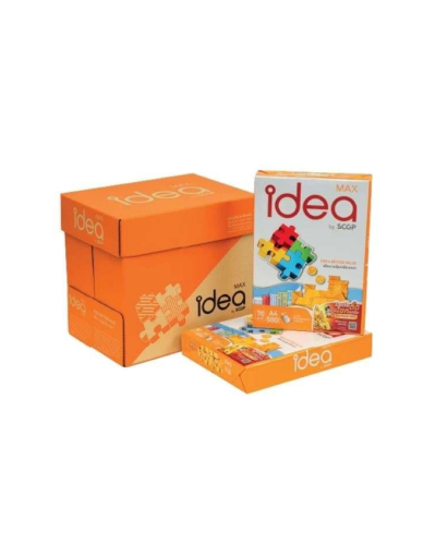 กระดาษถ่ายเอกสาร Idea max (Orange) A4 70g. สีขาว [ x 5.00]