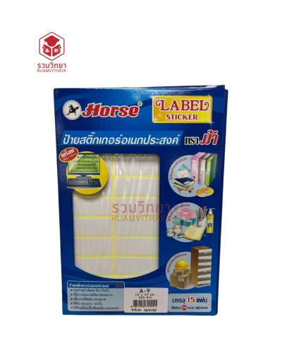 สติ๊กเกอร์อเนกประสงค์ Horse A-9 19x50 มม.