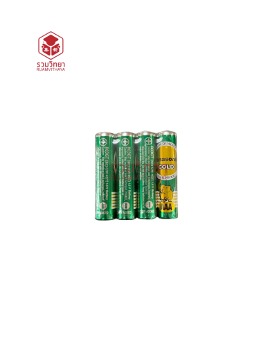ถ่านไฟฉาย Panasonic Gold R03GT/4SL AAA 1.5 V [ x 4.00]
