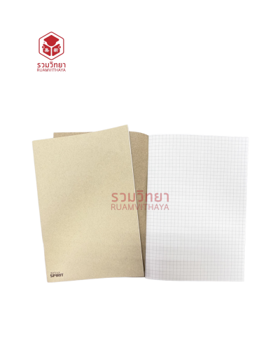 สมุดสันลวด Spirit Kraft A5/30 เส้นตาราง