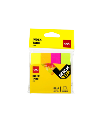 กระดาษโน๊ตชนิดมีกาว Deli A11402 5 สี