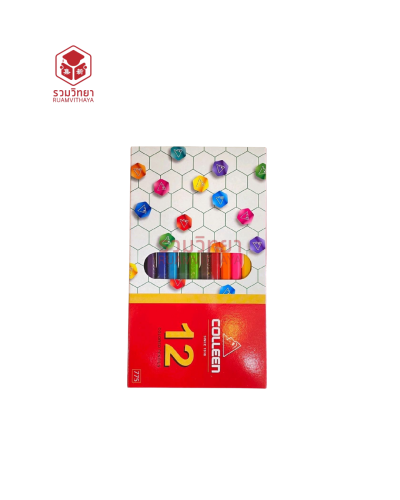 ดินสอสีไม้ยาว Colleen No.775 12 แท่ง 12 สี