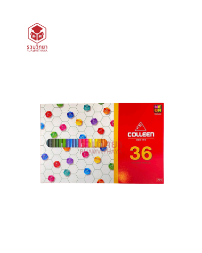 ดินสอสีไม้ยาว Colleen No.775 36 แท่ง 36 สี