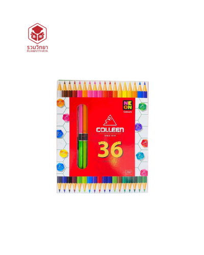 ดินสอสีไม้ 2 หัว Colleen No.787 36 สี