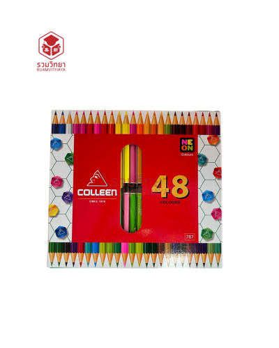 ดินสอสีไม้ 2 หัว Colleen No.787 48 สี