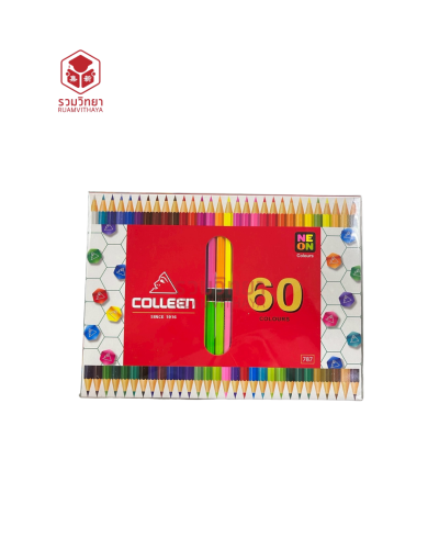 ดินสอสีไม้ 2 หัว Colleen No.787 60 สี