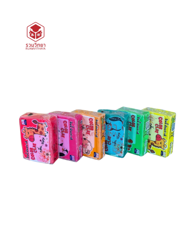 ดินน้ำมันไร้สาร Fuji 150 กรัม คละสี