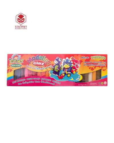 ดินน้ำมัน Kid Art T500KA-DI 500g. คละสี