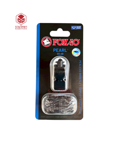 นกหวีด Fox40 Pearl มีสาย 331915 คละสี