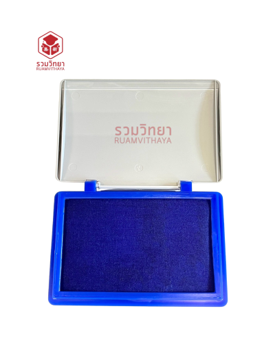 แท่นประทับพลาสติก Horse No.2 H-22 ( ฝานูน) สีน้ำเงิน