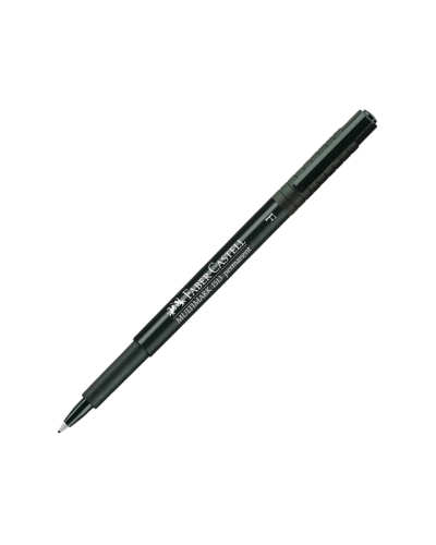 ปากกาเขียนซีดีลบไม่ได้ Faber-Castell Permanent F สีดำ