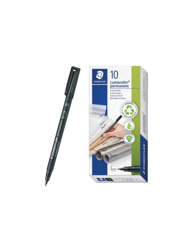 ปากกาเขียนซีดีลบไม่ได้ Staedlert 313-9 S 0.4 สีดำ
