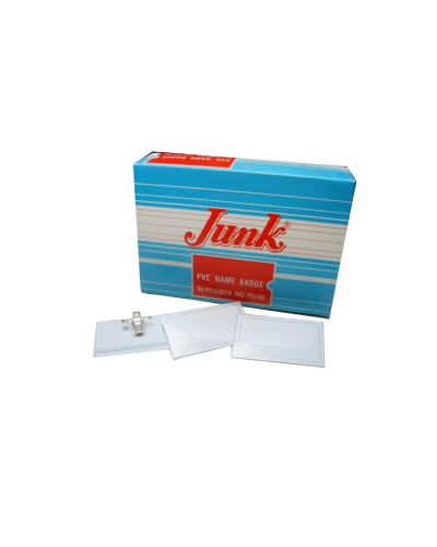 ป้ายชื่อติดอก PVC Junk No.PD-50