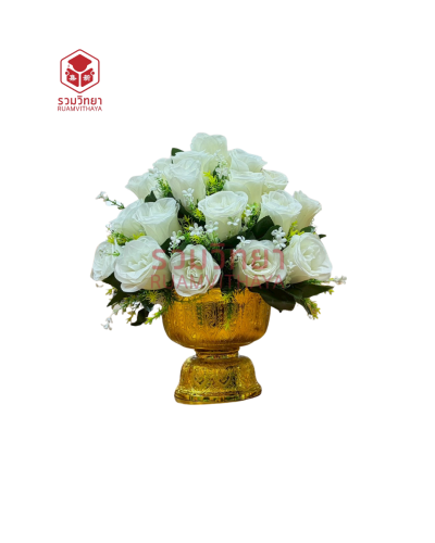 พานดอกไม้แห้ง