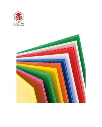 ฟิวเจอร์บอร์ด 3 มิล 49x65 ซม. คละสี