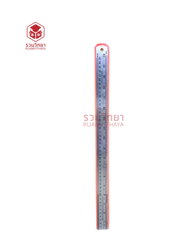 ไม้บรรทัดเหล็ก (ฟุตเหล็ก) 18 นิ้ว