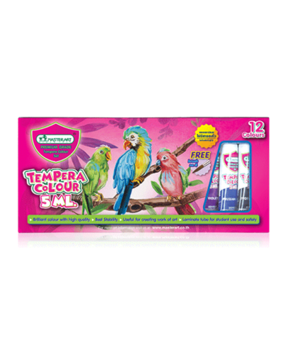สีน้ำ Masterart Tempera Colour 12 สี 5 มล.