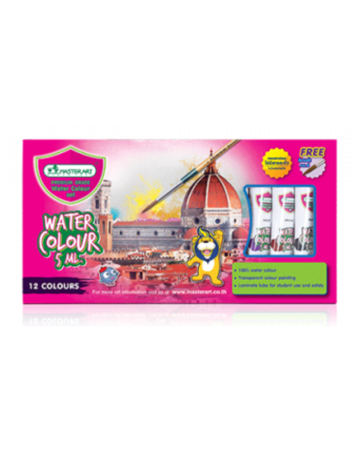 สีน้ำ Masterart 12 สี 5 มล.