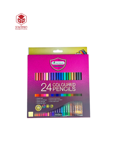 ดินสอสีไม้ยาว Masterart 24 สี