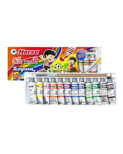 สีน้ำ Horse Tempera 12 สี