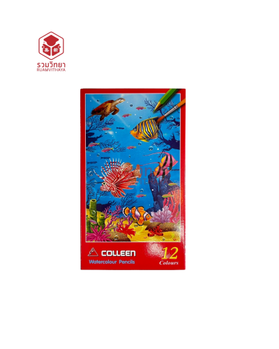 ดินสอสีไม้ยาวระบายน้ำ Colleen CAP-912 12 สี