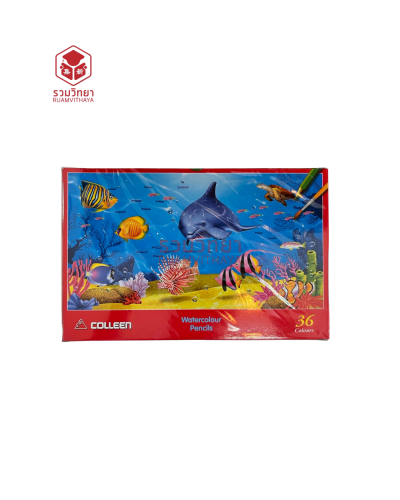ดินสอสีไม้ยาวระบายน้ำ Colleen CAP-936 36 สี