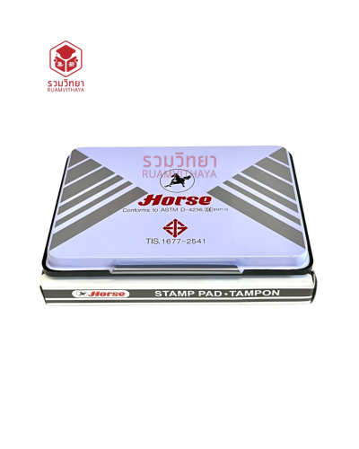 แท่นประทับ Horse No.1 สีดำ