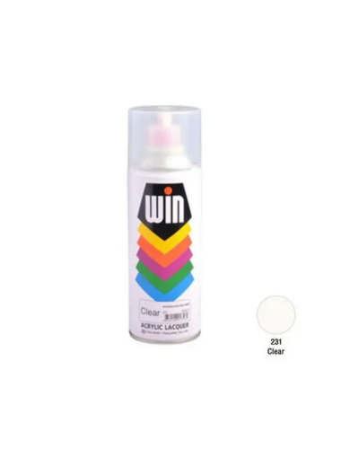 สีสเปรย์ Win 400 ซีซี. 231 สีใส