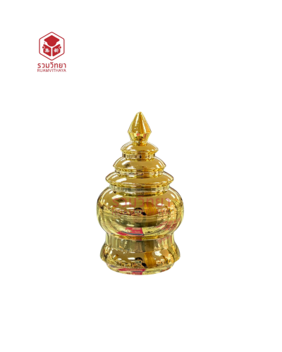 หัวเสาธงพลาสติก แกน 3/4 นิ้ว สีทอง