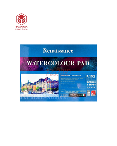 สมุดวาดเขียน Renaissance R.102 15x11 นิ้ว 200g. 15p.