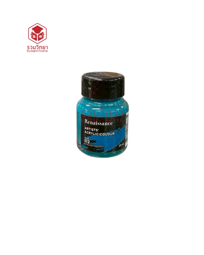 สีอะครีลิค Renaissance AAC112 20 มล. สีฟ้าเขียว