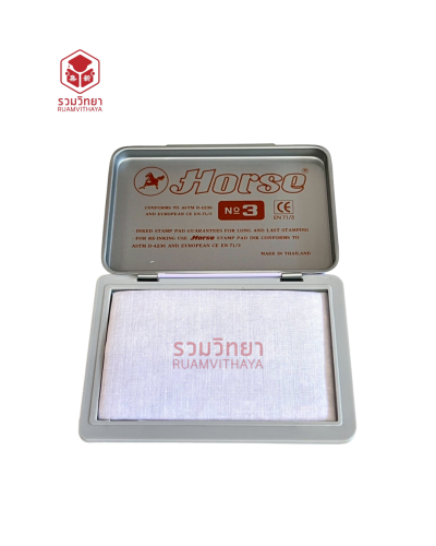 แท่นประทับ Horse No.3 ไม่มีสี (Un-Ink)