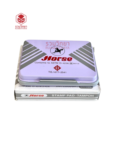 แท่นประทับ Horse No.4 ไม่มีสี (Un-Ink)