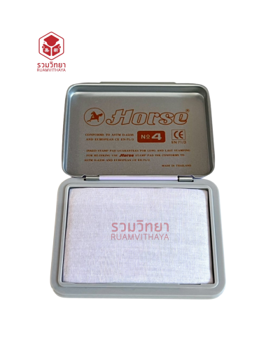 แท่นประทับ Horse No.4 ไม่มีสี (Un-Ink)