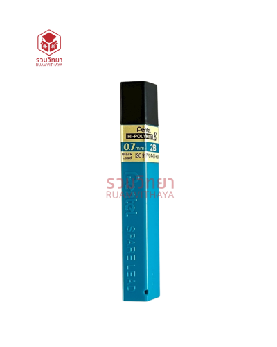 ไส้ดินสอ Pentel 50E-2B7  Hi-Polymer 0.7 12 ไส้