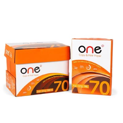 ONE กระดาษถ่ายเอกสาร A4 70 แกรม แพ็ค 5 รีม