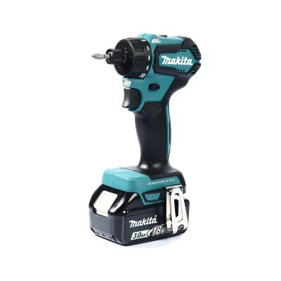MAKITA สว่านไขควงคลัช 18 โวลต์ ขนาด 1/4 นิ้ว รุ่น DDF083RFE แรงบิดหมุน 40 นิวตันเมตร รวมแบตเตอรี่และแท่นชาร์จ (มากีต้า)
