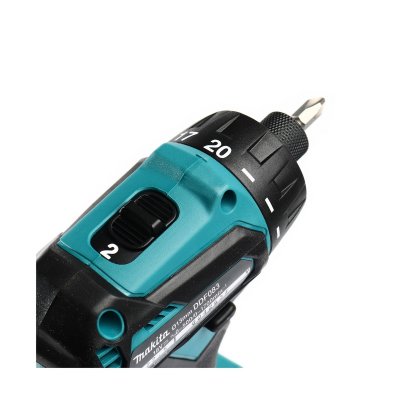 MAKITA สว่านไขควงคลัช 18 โวลต์ ขนาด 1/4 นิ้ว รุ่น DDF083Z แรงบิดหมุน 40 นิวตันเมตร ไม่รวมแบตเตอรี่และแท่นชาร์จ (มากีต้า)