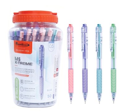 ปากกาลูกลื่น Quantum M5 น้ำเงิน